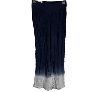 INC International Concepts Navy and Gray Wide Leg Pants